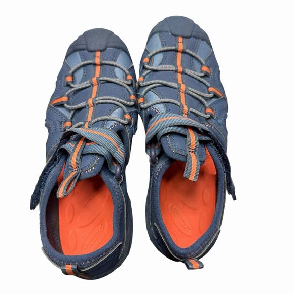 Merrell Water Sandals Hydro 2 Kids Sz 2 M Navy Closed Toe Hiking Outdoor Shoes - Picture 9 of 10